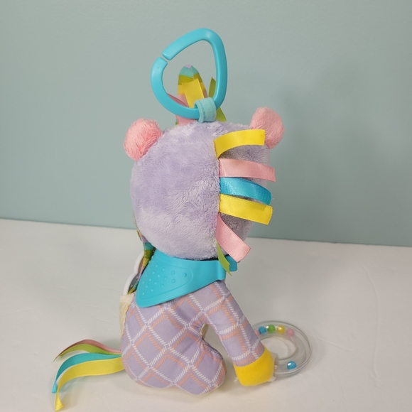 Skip Hop Bandana Buddies Unicorn Baby Activity Teething Toy Multi-Sensory Rattle - Picture 4 of 10